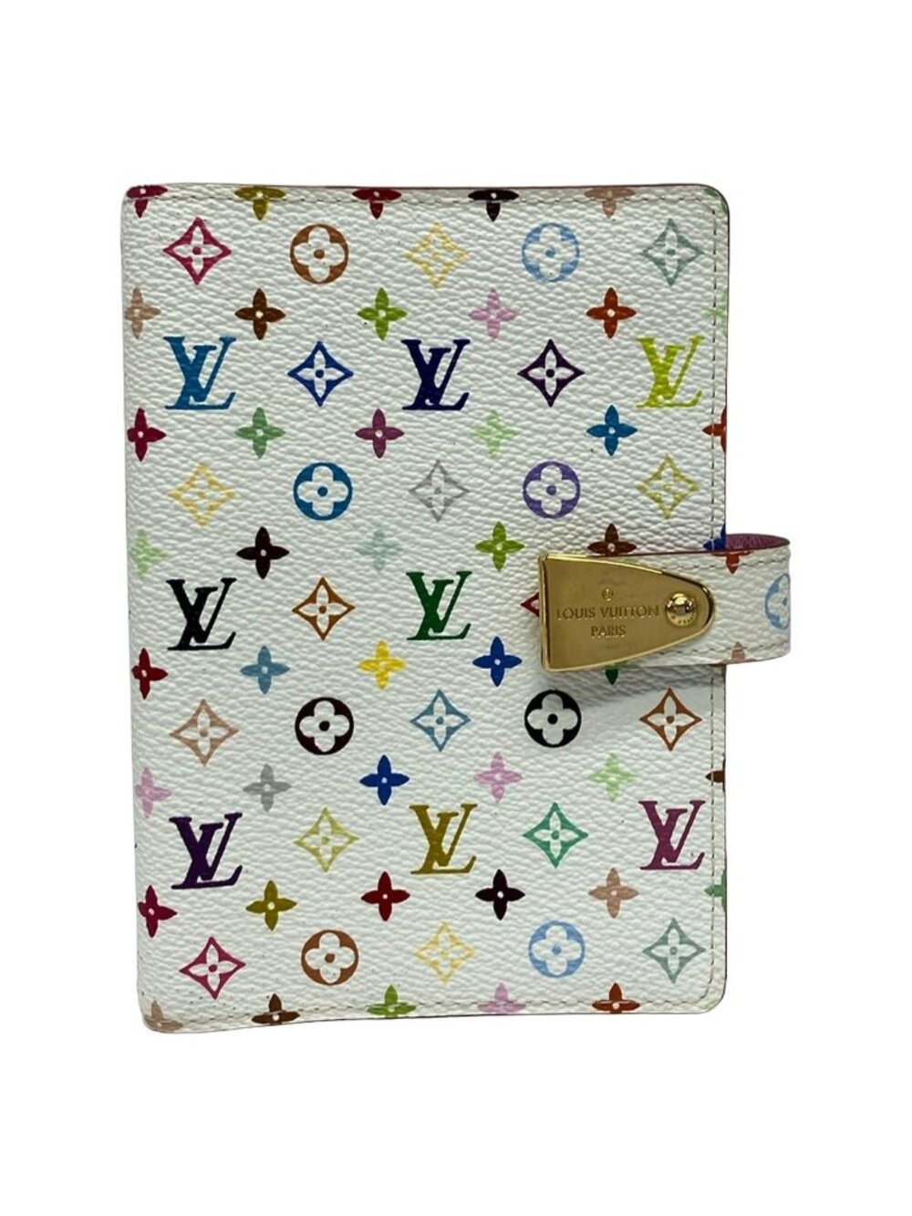 Louis Vuitton Agenda Monogram Multicolor PM Blanc